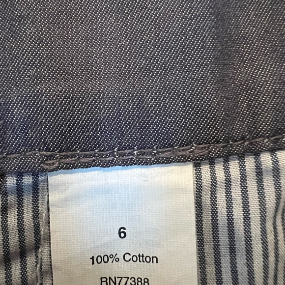 J.Crew Navy Shorts Size 6 100% Cotton Classic Summer Style NWT - Picture 2 of 4